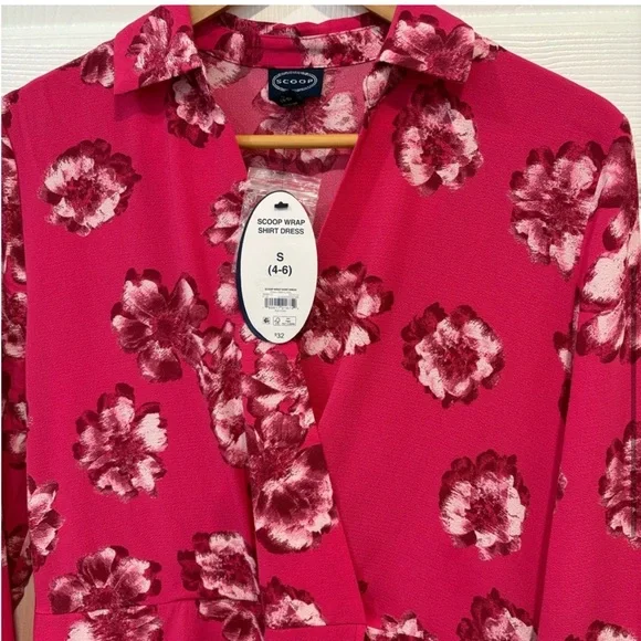 Scoop NYC Pink Long Sleeve Sundress - Picture 7 of 8